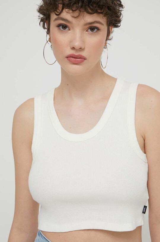 Хлопковый топ Vans, бежевый
Хлопковый топ Vans, бежевый