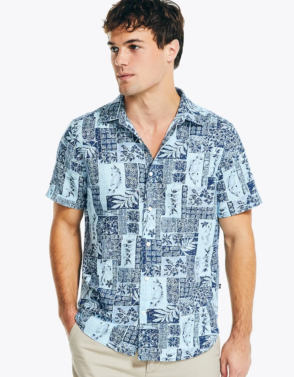 Мужская рубашка классического кроя с фантазийным принтом синего цвета Nautica, синий
Мужская рубашка классического кроя с фантазийным принтом синего цвета Nautica, синий