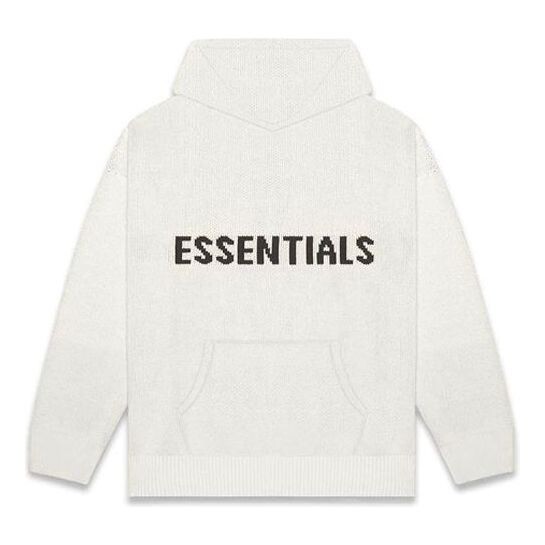 Толстовка fw20 knit logo hoodie 'oatmeal' Fear Of God Essentials, серый 
Толстовка fw20 knit logo hoodie 'oatmeal' Fear Of God Essentials, серый