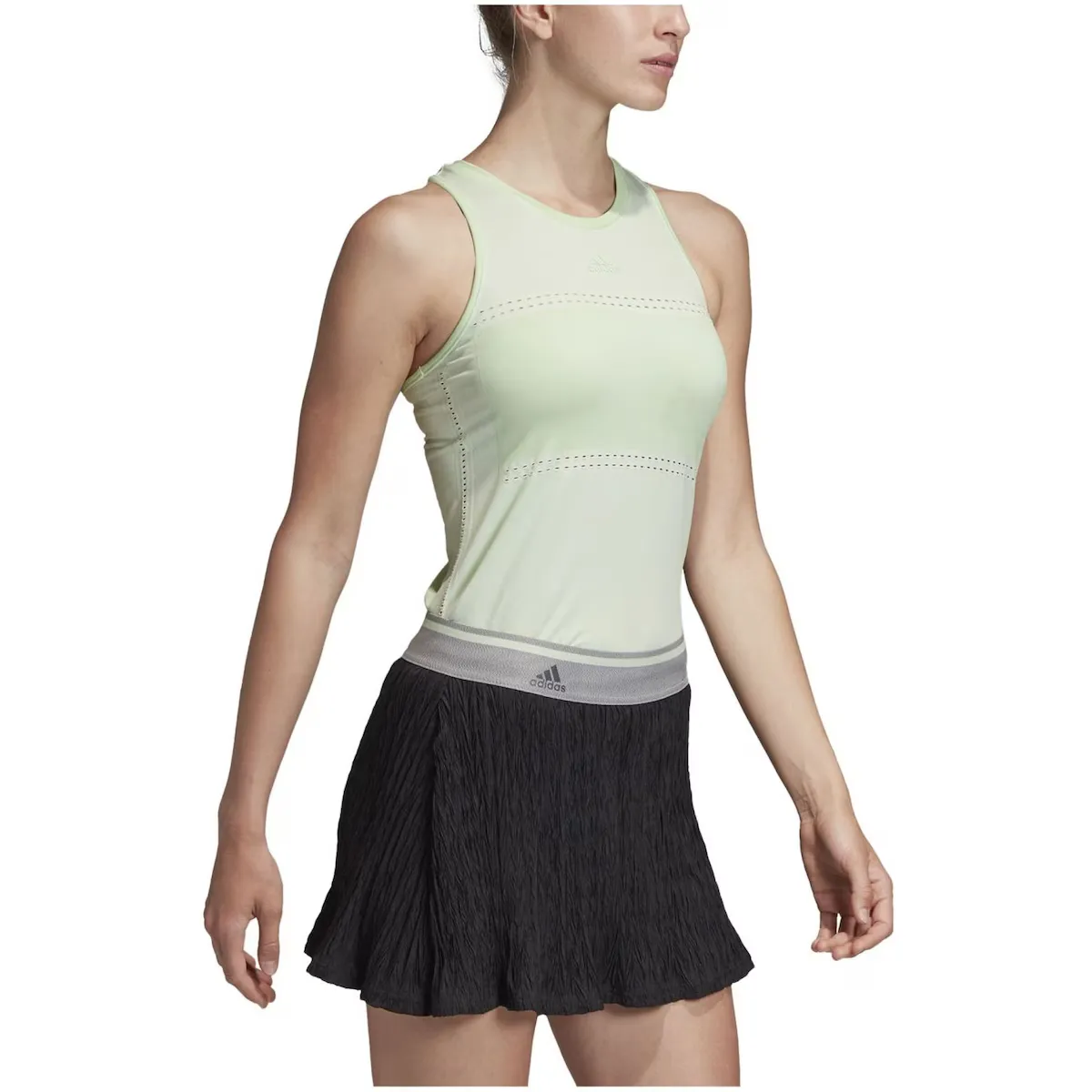 Женская теннисная рубашка Adidas MCODE, светло-зеленый
Женская теннисная рубашка Adidas MCODE, светло-зеленый