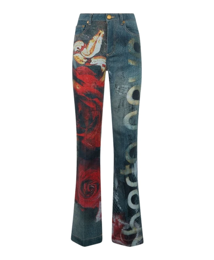 Джинсы с узором из роз Roberto Cavalli, мультиколор
Джинсы с узором из роз Roberto Cavalli, мультиколор