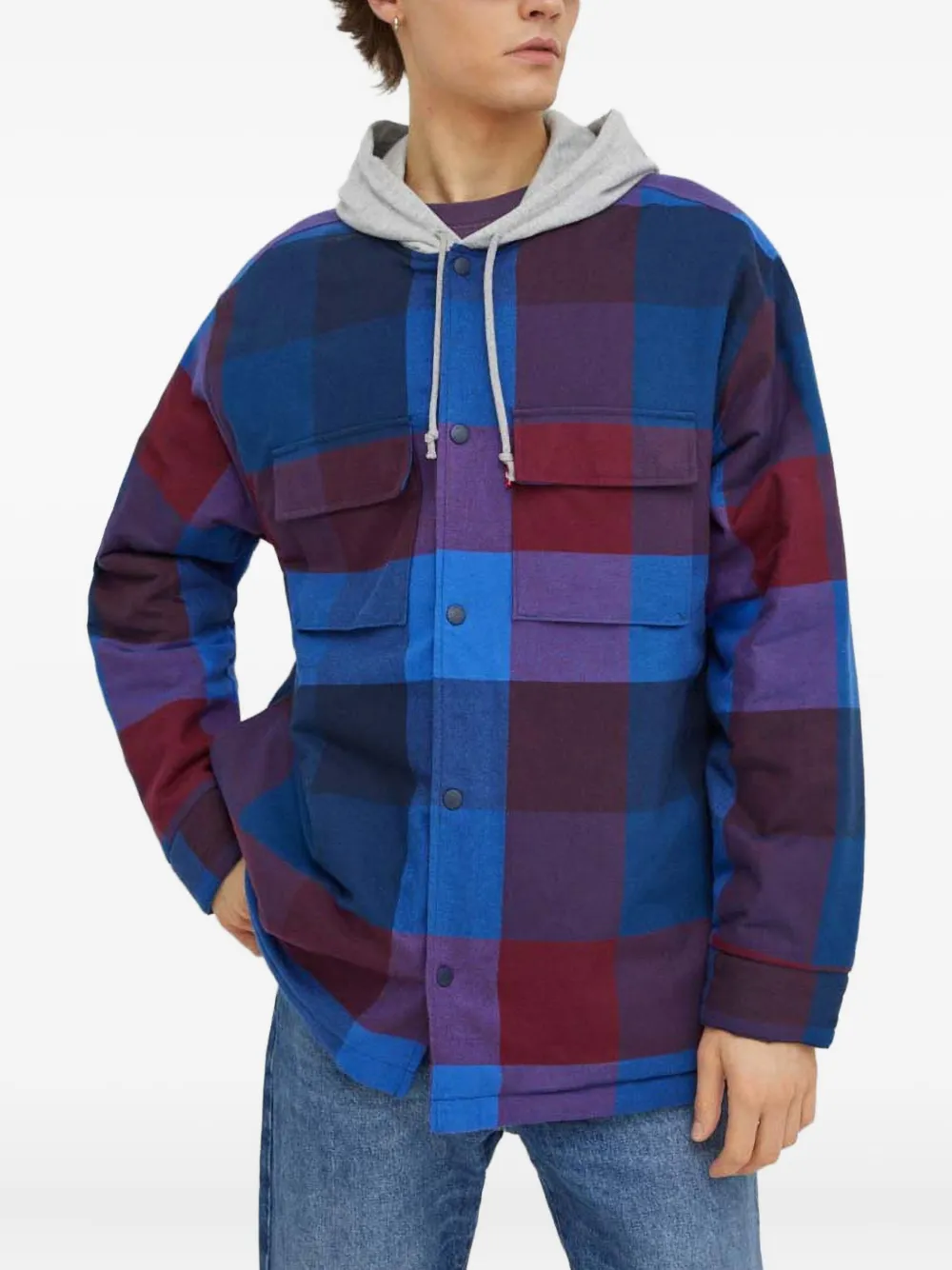 Клетчатая куртка с капюшоном Levi'S, синий
Клетчатая куртка с капюшоном Levi'S, синий