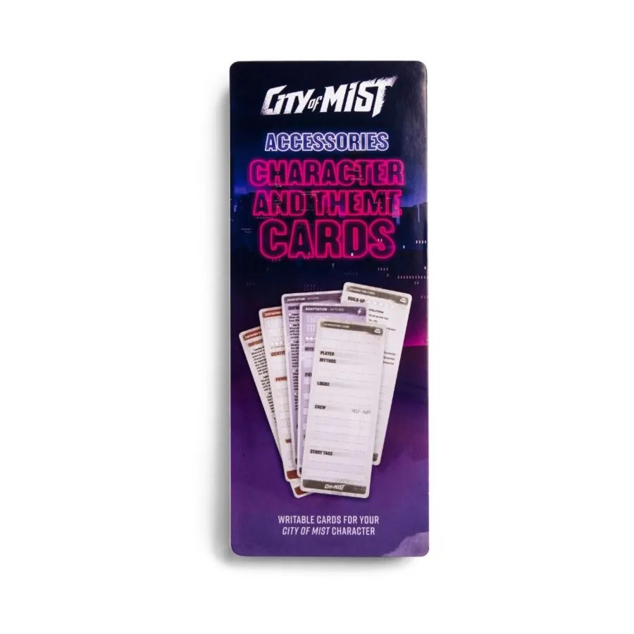 Карты персонажей и тем, City of Mist
Карты персонажей и тем, City of Mist