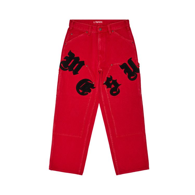 Брюки Supreme Old English Canvas Double Knee Painter Pant, Red
Брюки Supreme Old English Canvas Double Knee Painter Pant, Red