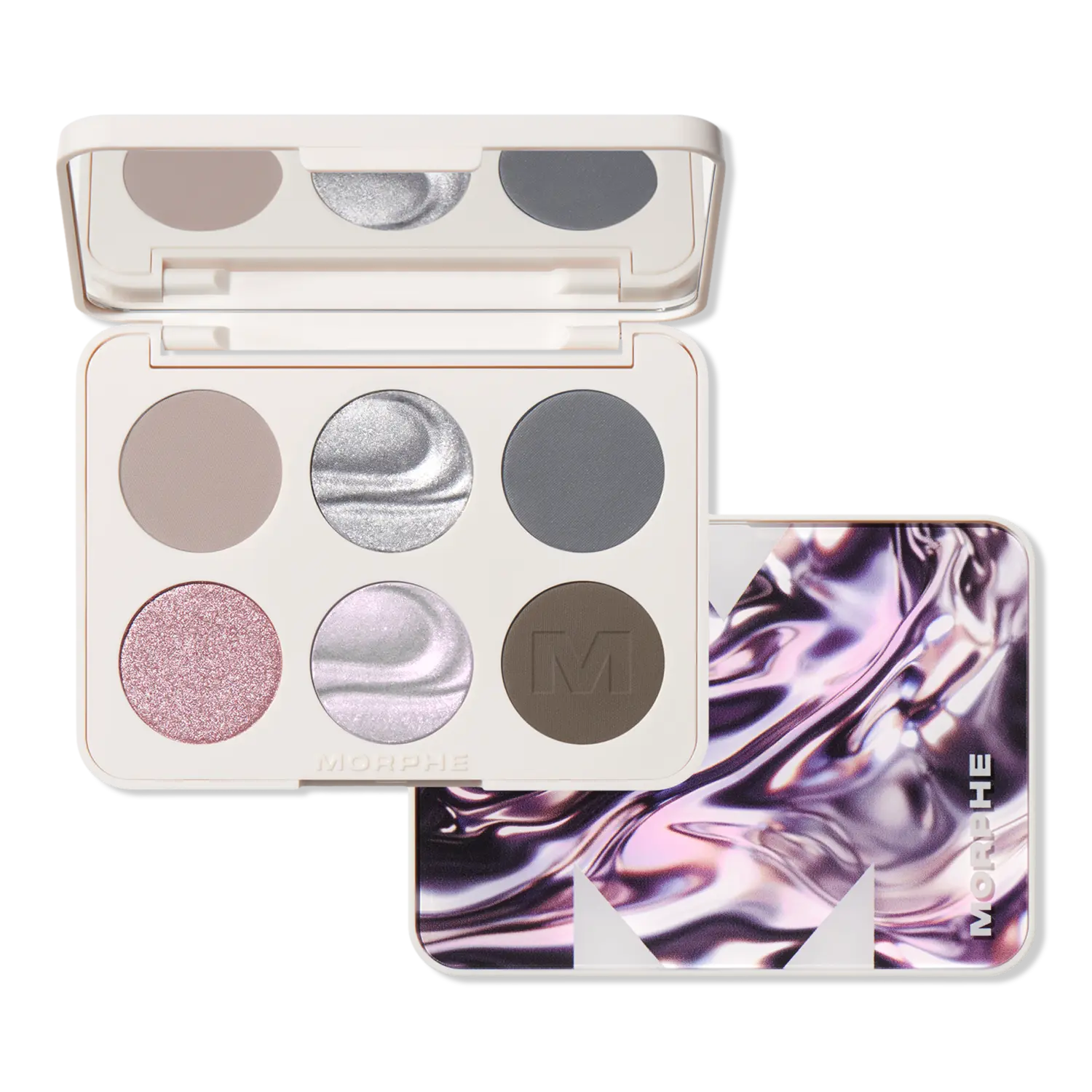 Палитра теней ChromaPlus 6-Pan Eyeshadow Palette Morphe, Cyber Chrome
Палитра теней ChromaPlus 6-Pan Eyeshadow Palette Morphe, Cyber Chrome
