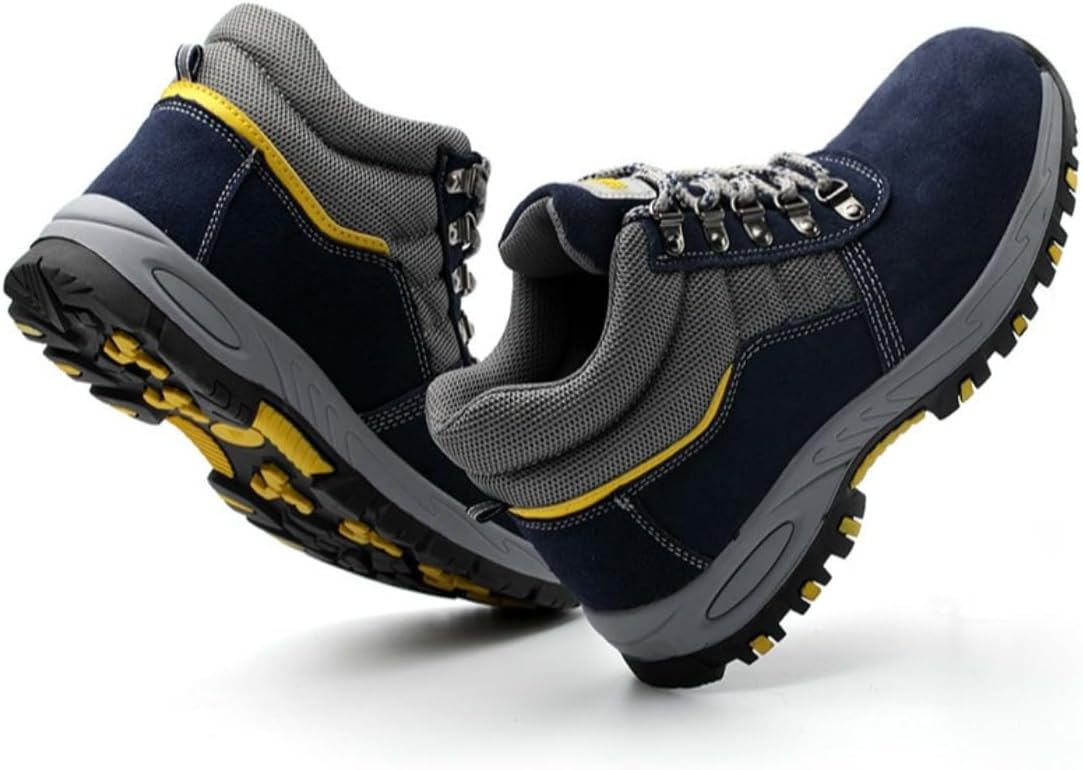 Зимние ботинки с высоким берцем и стальным носком для мужчин и женщин, с теплой флисовой подкладкой, проколостойкие, легкие, больших размеров, обувь для безопасности на строительстве и в промышленности Spedify, синий
Зимние ботинки с высоким берцем и стальным носком для мужчин и женщин, с теплой флисовой подкладкой, проколостойкие, легкие, больших размеров, обувь для безопасности на строительстве и в промышленности Spedify, синий