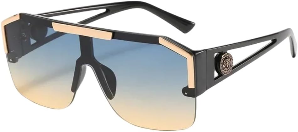 Большие квадратные солнцезащитные очки для женщин в стиле ретро, голубые солнцезащитные очки большого размера, черные, защита от ультрафиолета UV400 UJNHGQ, Green Yellow
Большие квадратные солнцезащитные очки для женщин в стиле ретро, голубые солнцезащитные очки большого размера, черные, защита от ультрафиолета UV400 UJNHGQ, Green Yellow