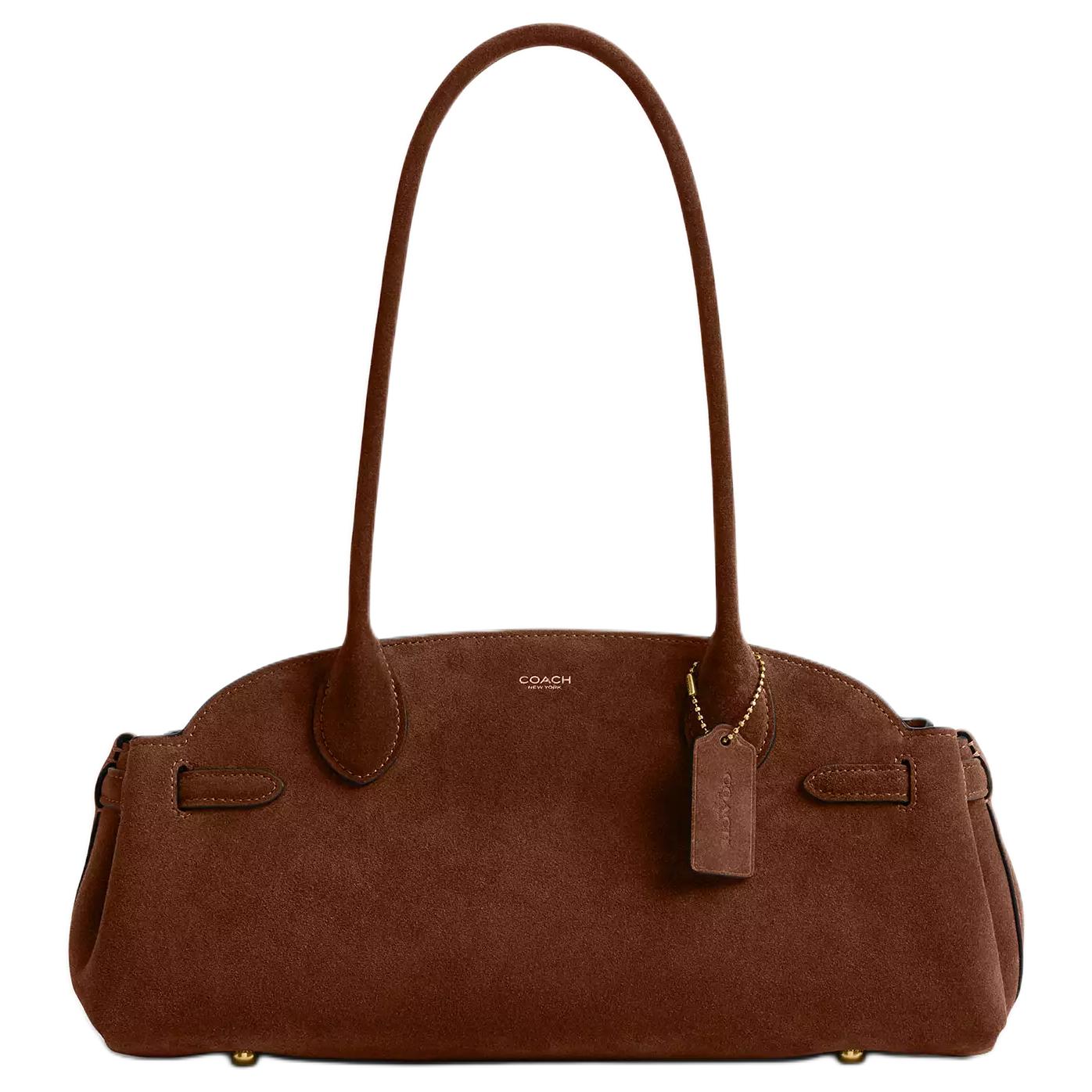 COACH Коричневая замшевая сумка через плечо Tubas
COACH Коричневая замшевая сумка через плечо Tubas