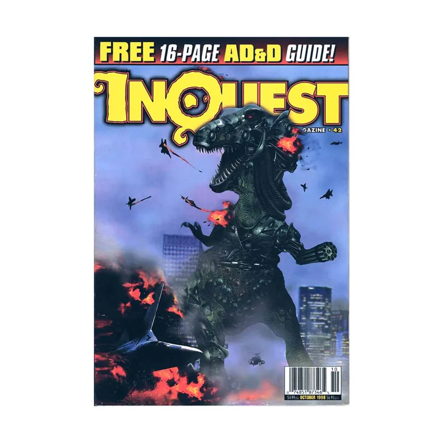 Журнал #42 "Magic's Top 10 Creatures, 100 Movies Every Gamer Must See!", InQuest Magazine
Журнал #42 "Magic's Top 10 Creatures, 100 Movies Every Gamer Must See!", InQuest Magazine