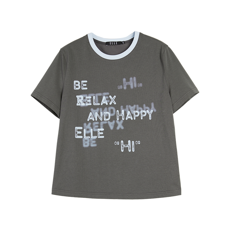 Футболка женская с круглым вырезом, тонкая, прямого кроя ELLE, medium серый
Футболка женская с круглым вырезом, тонкая, прямого кроя ELLE, medium серый