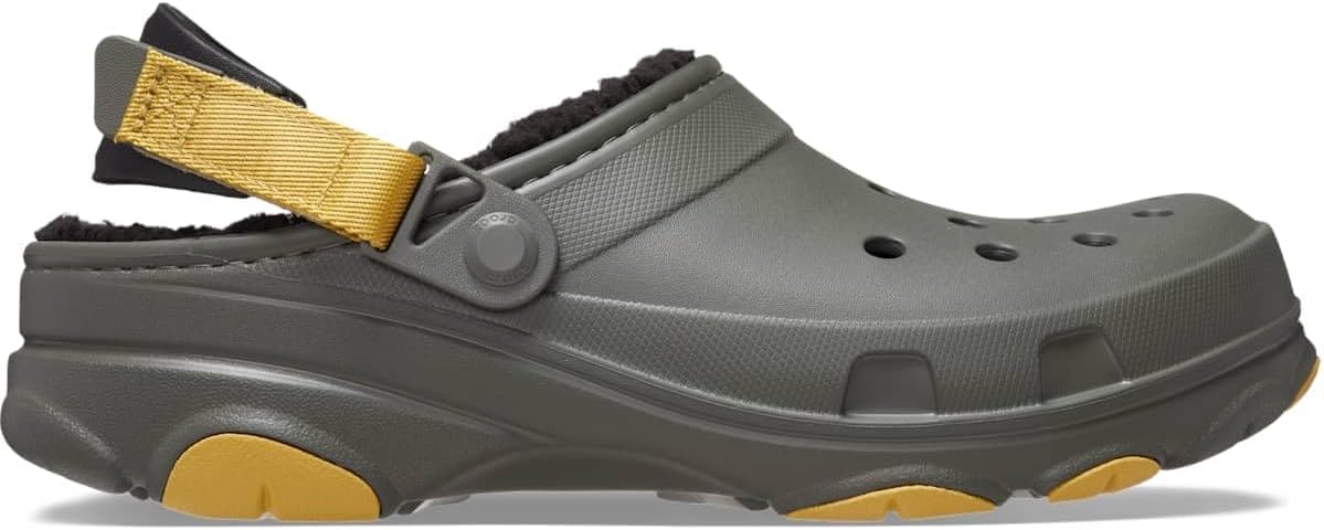 Кроксы для взрослых с подкладкой и регулируемым ремешком на пятке Crocs, оливковый
Кроксы для взрослых с подкладкой и регулируемым ремешком на пятке Crocs, оливковый