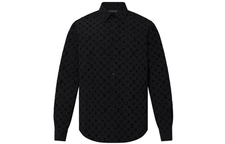 Рубашка мужская Louis Vuitton Flocked Monogram, черный
Рубашка мужская Louis Vuitton Flocked Monogram, черный