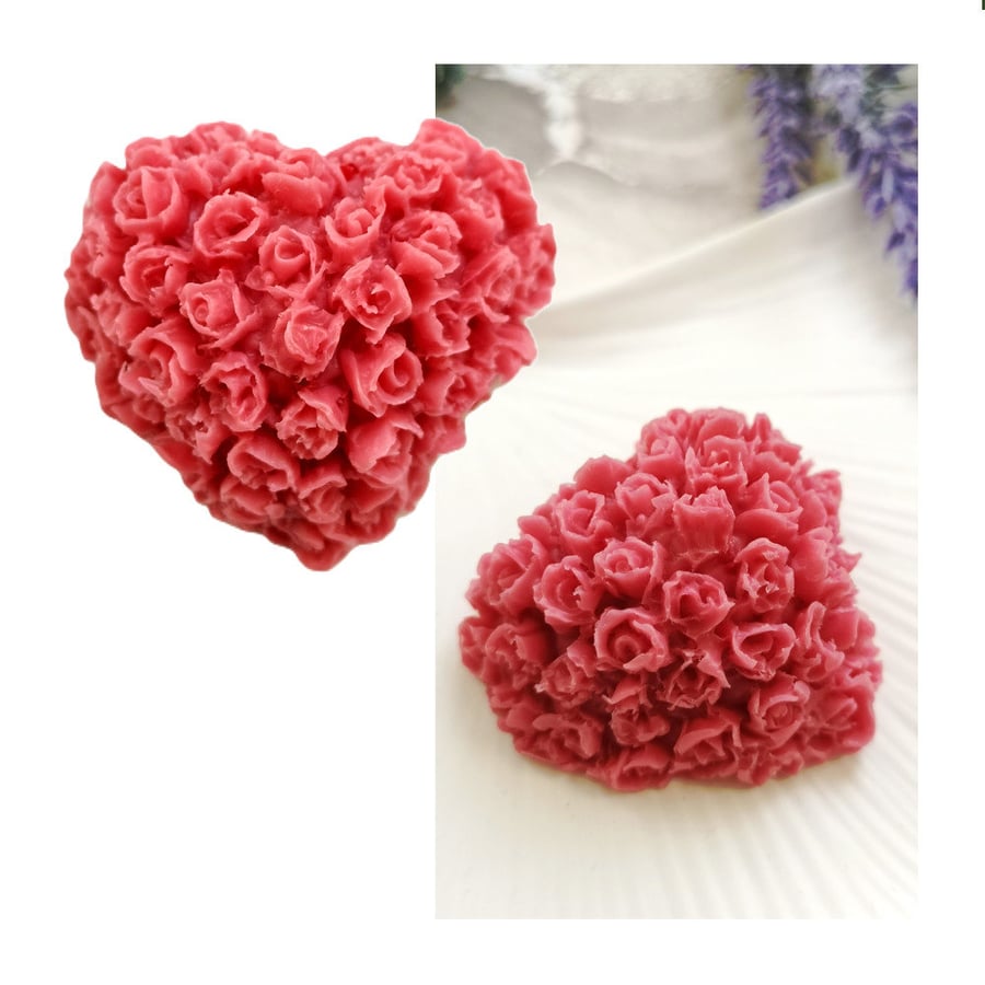 Глицериновое мыло ручной работы Сердце из роз Благодарственный подарок Inna marka
Глицериновое мыло ручной работы Сердце из роз Благодарственный подарок Inna marka