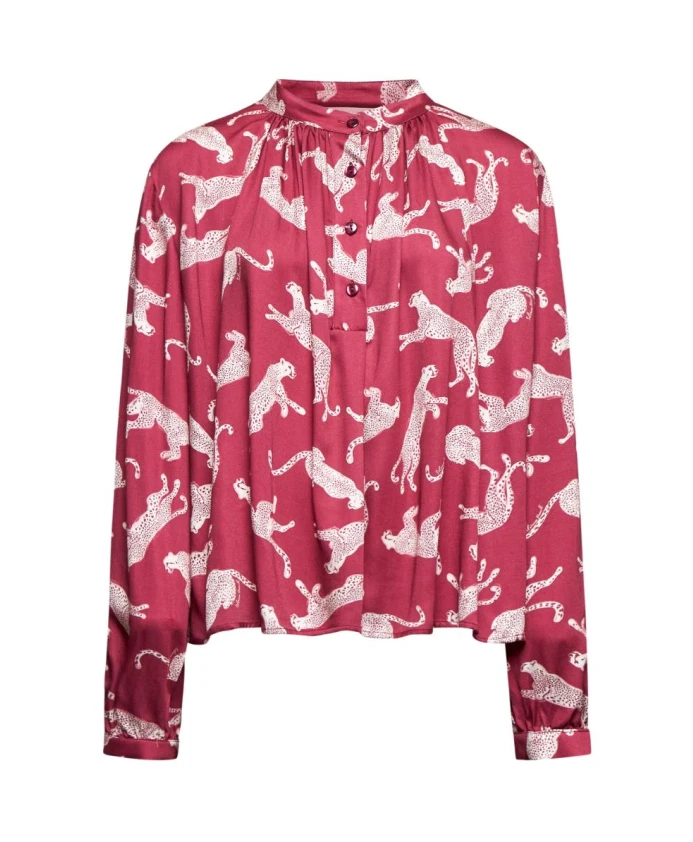 Блузка с принтом и присборенным воротником Silvian Heach, мультиколор
Блузка с принтом и присборенным воротником Silvian Heach, мультиколор