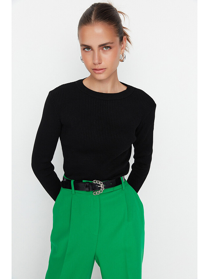 Лонгслив trendyol, черный
Лонгслив trendyol, черный