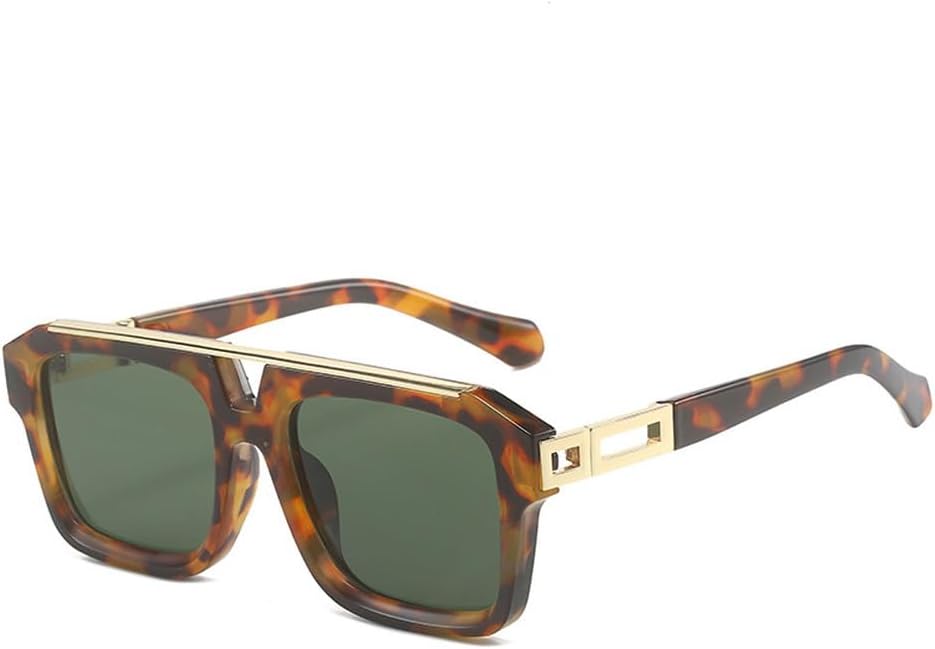 Модные женские солнцезащитные очки с двойной перемычкой, ретро-очки в стиле панк, мужские солнцезащитные очки с защитой от УФ-излучения UV400 HVTVTLA, Leopard Dark Green
Модные женские солнцезащитные очки с двойной перемычкой, ретро-очки в стиле панк, мужские солнцезащитные очки с защитой от УФ-излучения UV400 HVTVTLA, Leopard Dark Green