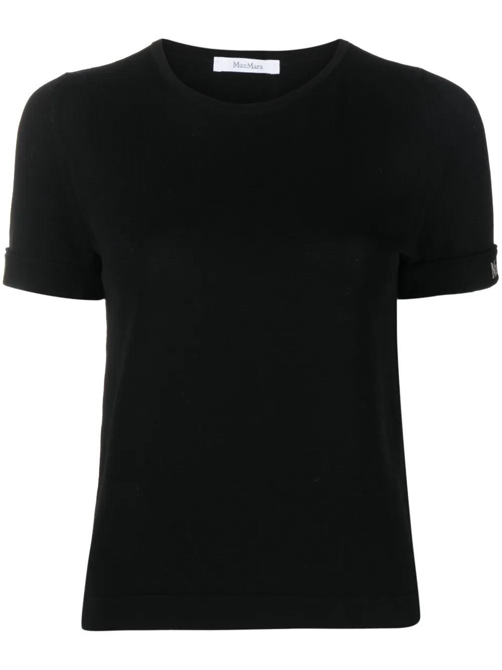 Трикотажный топ с вышитым логотипом MAX MARA, черный
Трикотажный топ с вышитым логотипом MAX MARA, черный
