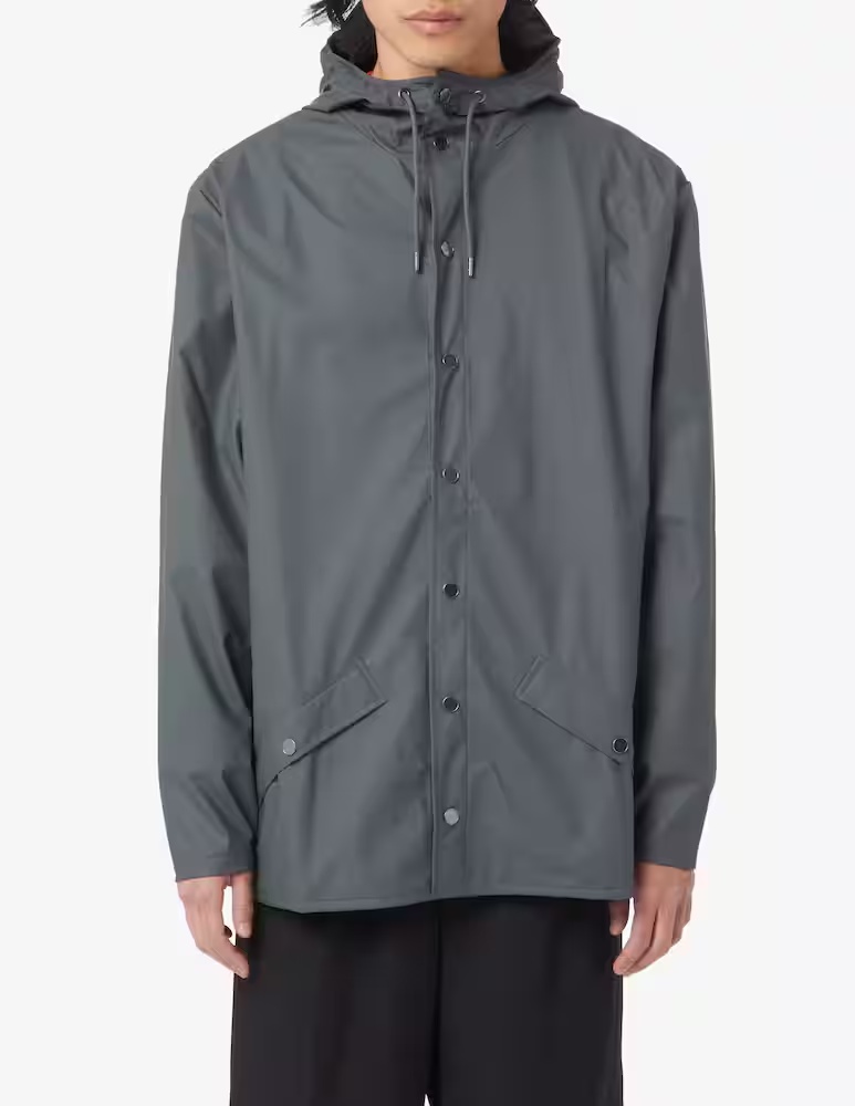 Однотонный плащ среднего размера Rains, серый
Однотонный плащ среднего размера Rains, серый