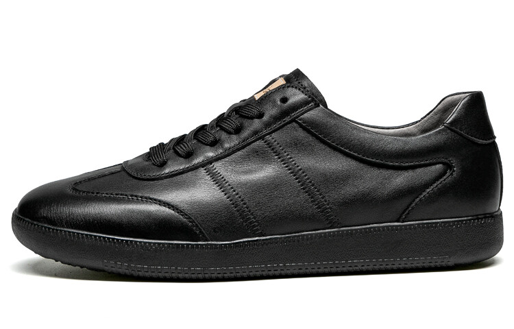 Стильные мужские кеды для скейтбординга с низким верхом черного цвета Leaveland 
Стильные мужские кеды для скейтбординга с низким верхом черного цвета Leaveland