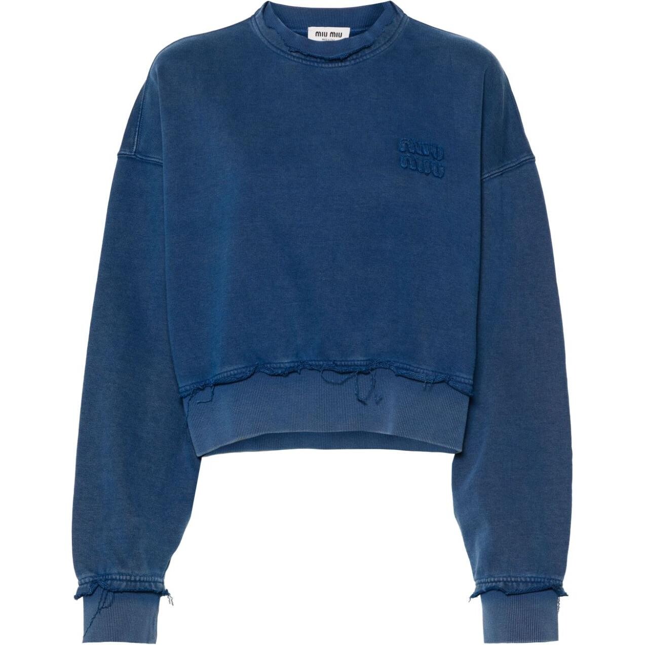 Свитшот женский синий Miu Miu
Свитшот женский синий Miu Miu