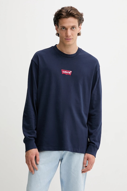 Хлопковая толстовка Levi'S, темно-синий
Хлопковая толстовка Levi'S, темно-синий