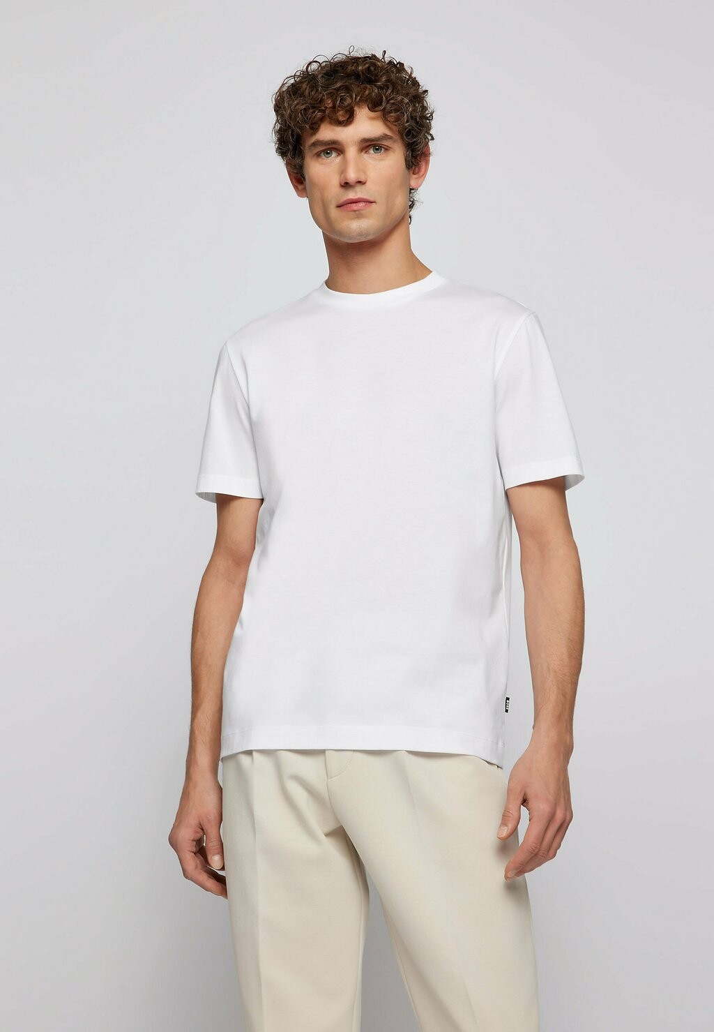 Базовая футболка Thompson BOSS, белый 
Базовая футболка Thompson BOSS, белый