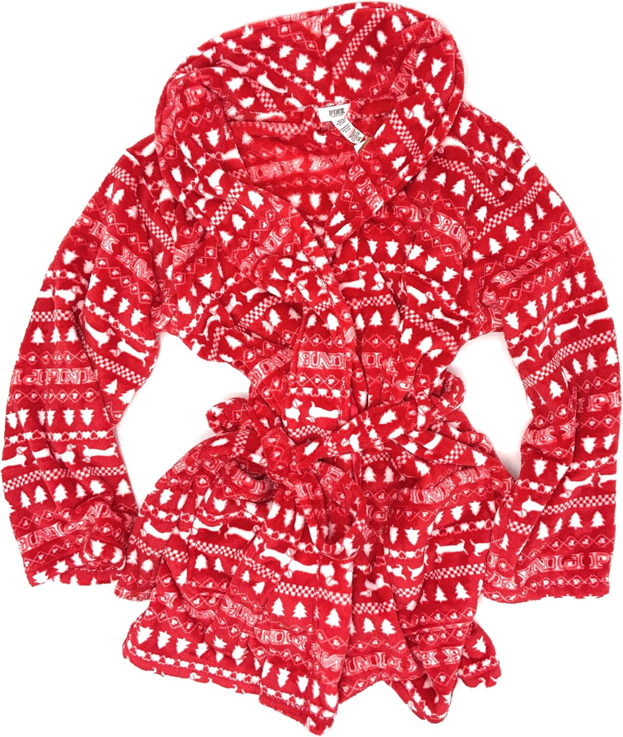 Халат Victoria's Secret PINK Cozy Plush, Red/White
Халат Victoria's Secret PINK Cozy Plush, Red/White