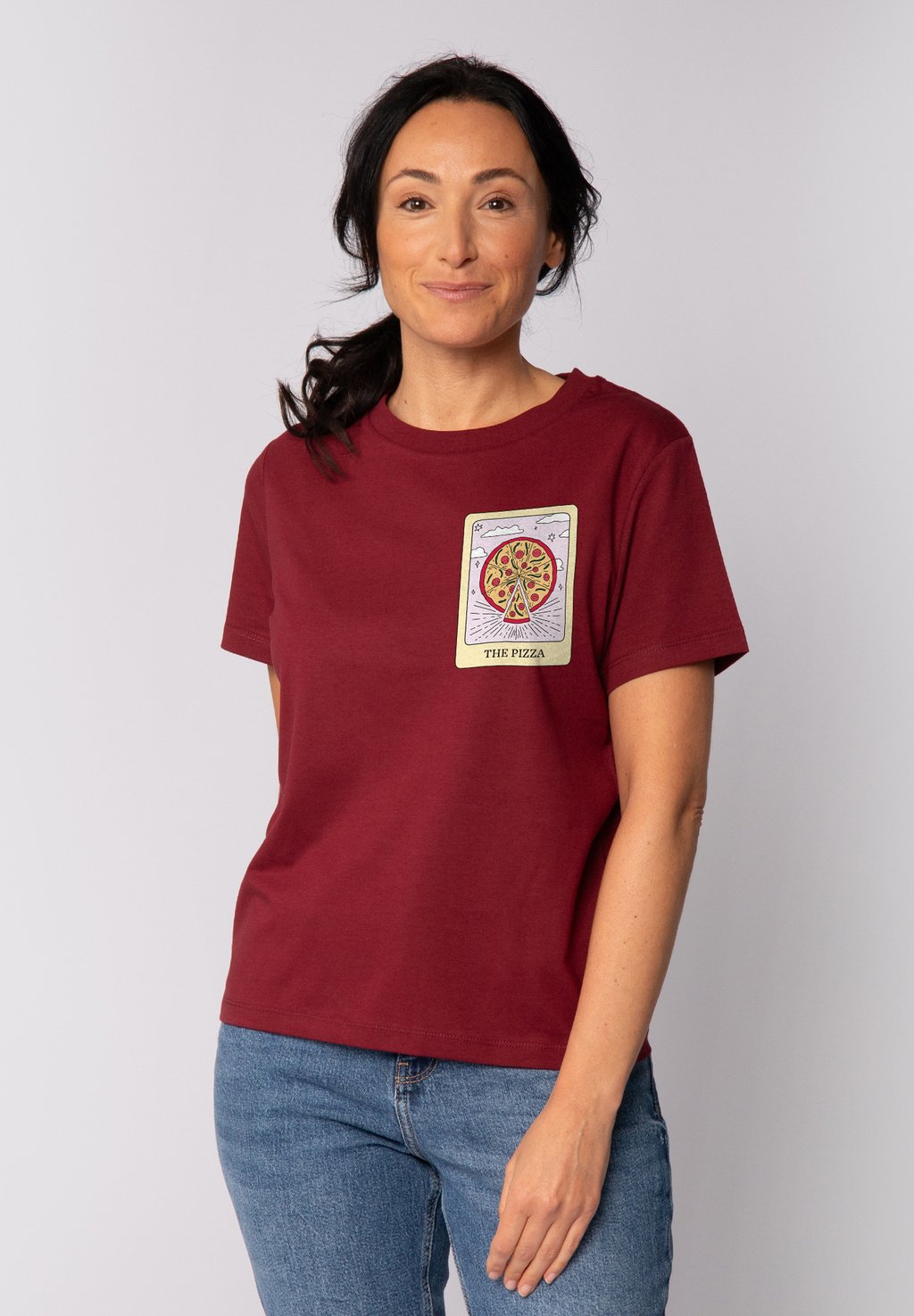 Футболка с принтом TAROT THE PIZZA watapparel, темно-красный
Футболка с принтом TAROT THE PIZZA watapparel, темно-красный