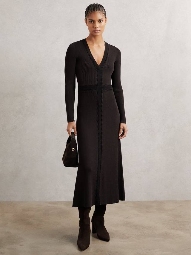 Платье миди Laura Ribbed Reiss, Dark Brown
Платье миди Laura Ribbed Reiss, Dark Brown