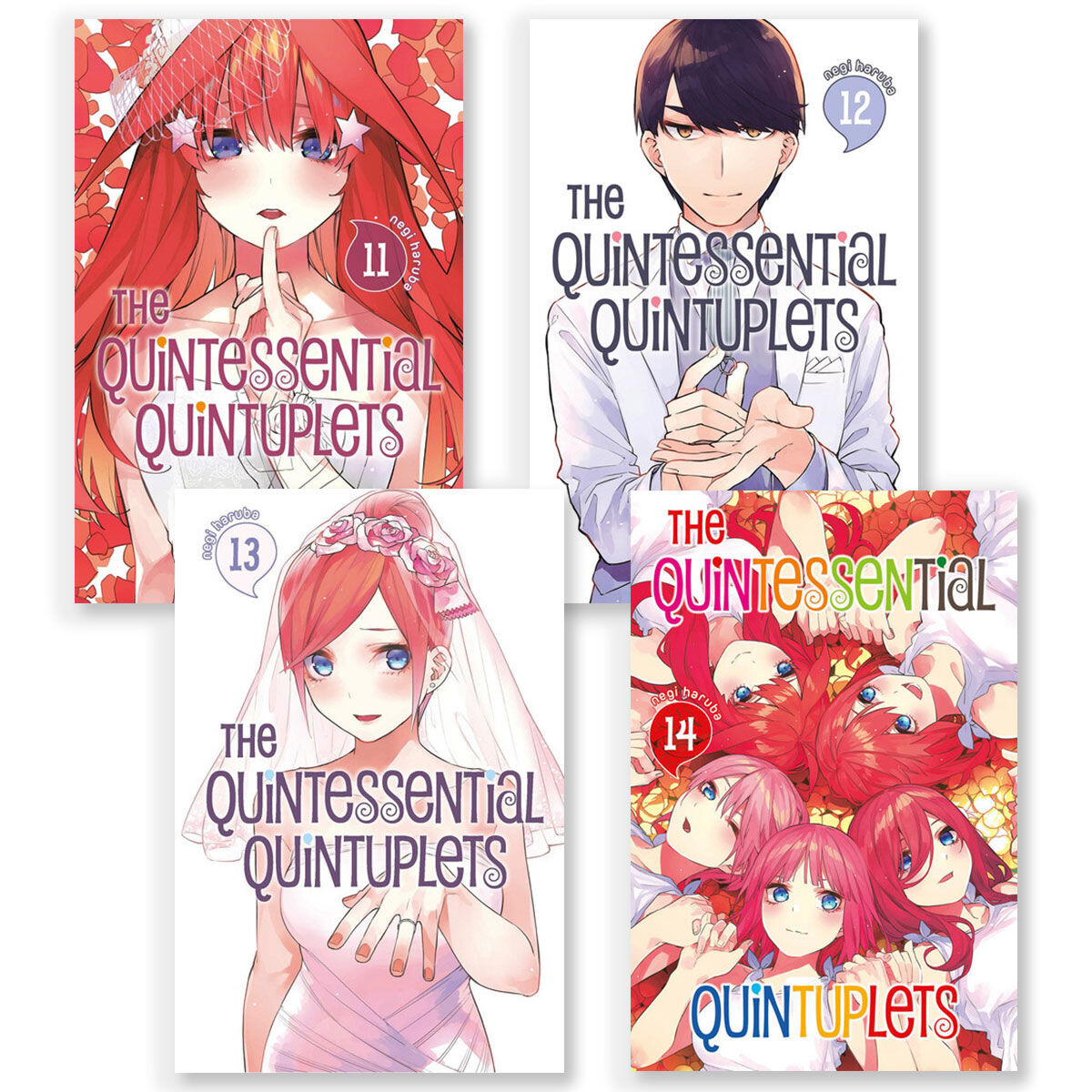 Манга The Quintessential Quintuplets Manga (11-14) Bundle
Манга The Quintessential Quintuplets Manga (11-14) Bundle