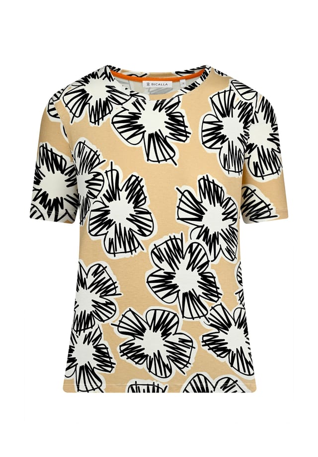 Рубашка с цветочным принтом песочного/черного цвета Bicalla, мультиколор
Рубашка с цветочным принтом песочного/черного цвета Bicalla, мультиколор
