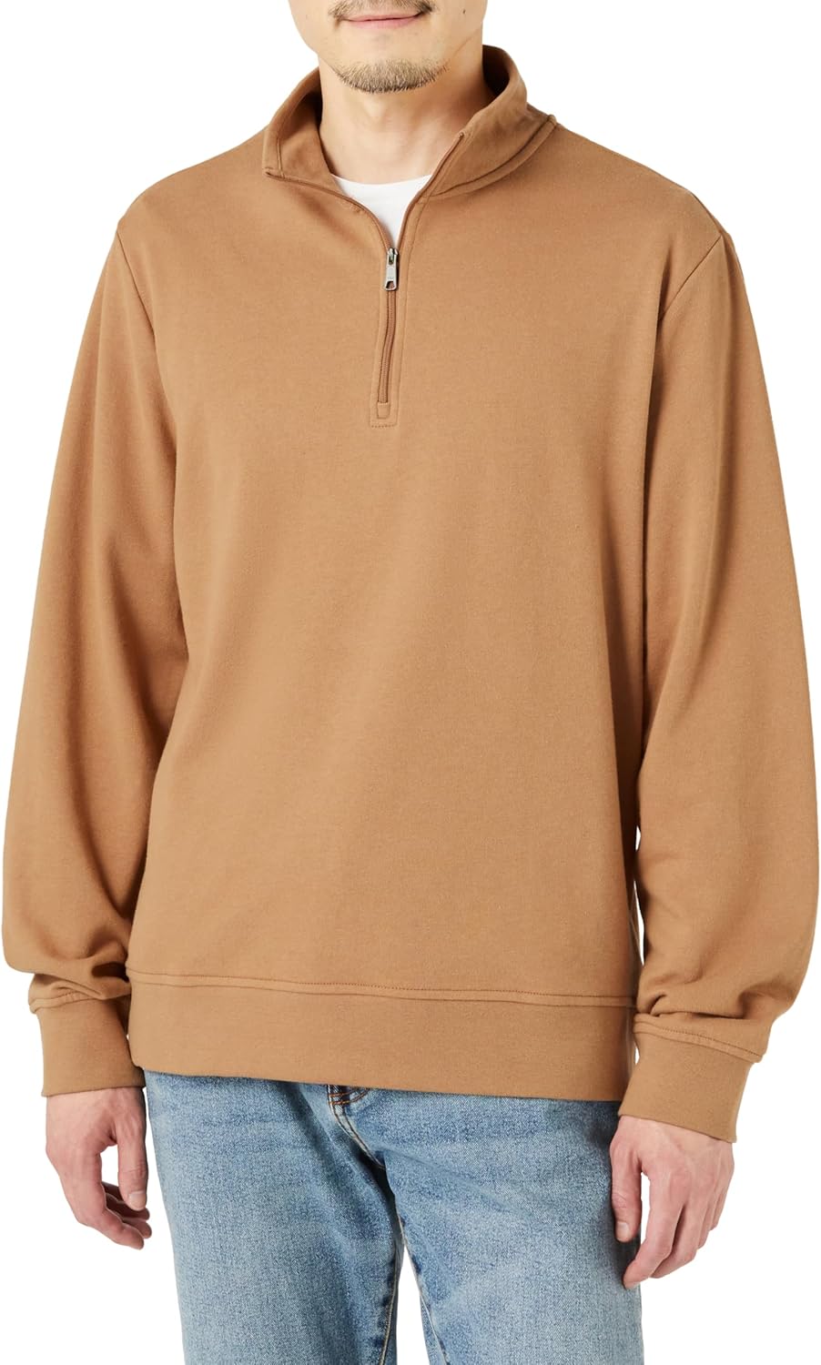 Мужская легкая толстовка Amazon Essentials с воротником-стойкой и застежкой-молнией до четверти, из французского махрового трикотажа, цвет Tan, Бежевый, Мужская легкая толстовка Amazon Essentials с воротником-стойкой и застежкой-молнией до четверти, из фр
Мужская легкая толстовка Amazon Essentials с воротником-стойкой и застежкой-молнией до четверти, из французского махрового трикотажа, цвет Tan, Бежевый, Мужская легкая толстовка Amazon Essentials с воротником-стойкой и застежкой-молнией до четверти, из фр