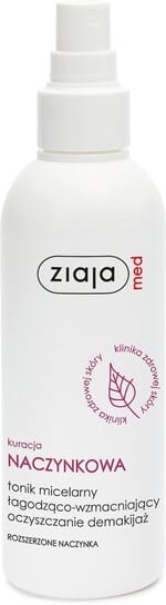 Успокаивающий и укрепляющий мицеллярный тоник, спрей, 200 мл Ziaja Med Vascular Treatment
Успокаивающий и укрепляющий мицеллярный тоник, спрей, 200 мл Ziaja Med Vascular Treatment
