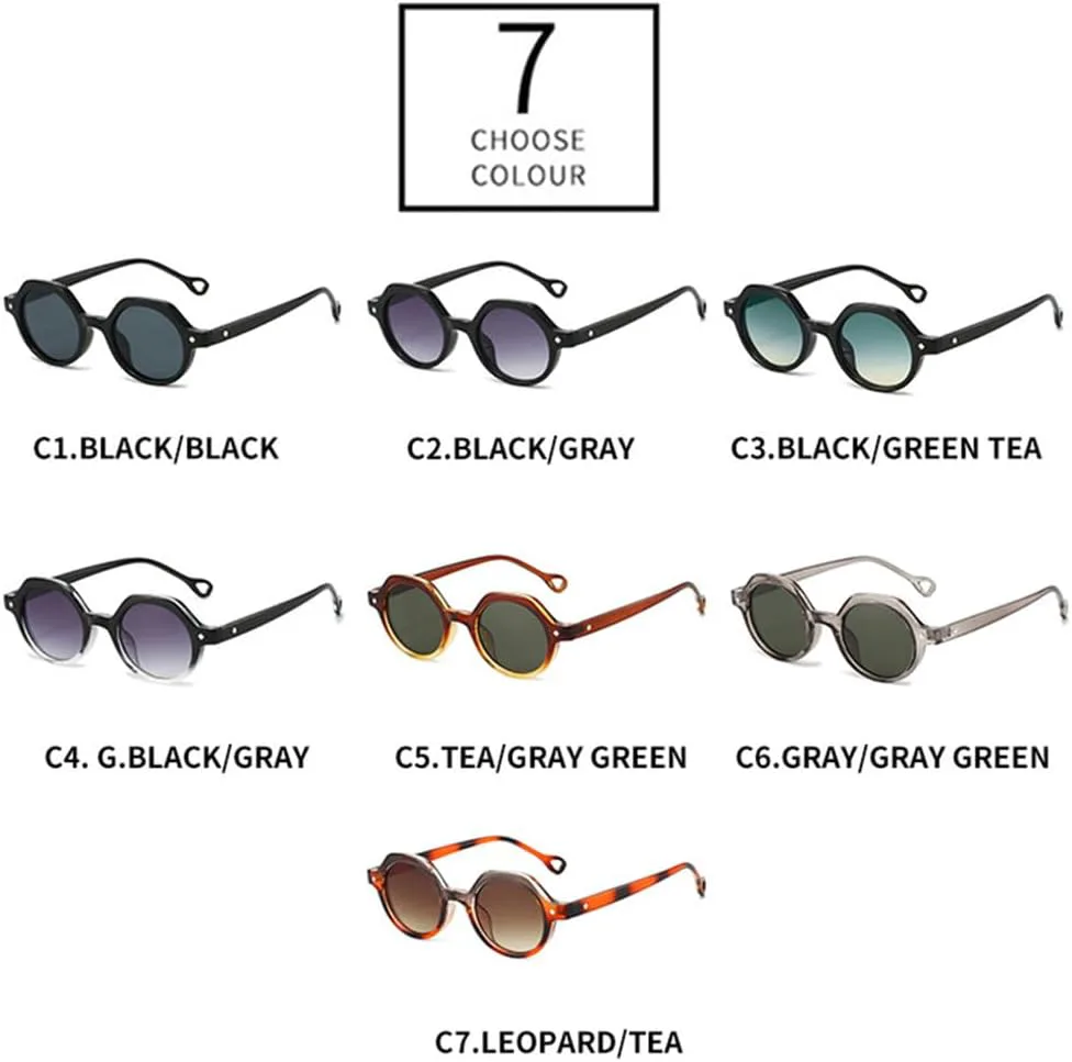 Круглые солнцезащитные очки в стиле панк с металлическим блеском и градиентной защитой от УФ-излучения UV400 для женщин и мужчин UYPTK, Black Gray Gradient
Круглые солнцезащитные очки в стиле панк с металлическим блеском и градиентной защитой от УФ-излучения UV400 для женщин и мужчин UYPTK, Black Gray Gradient