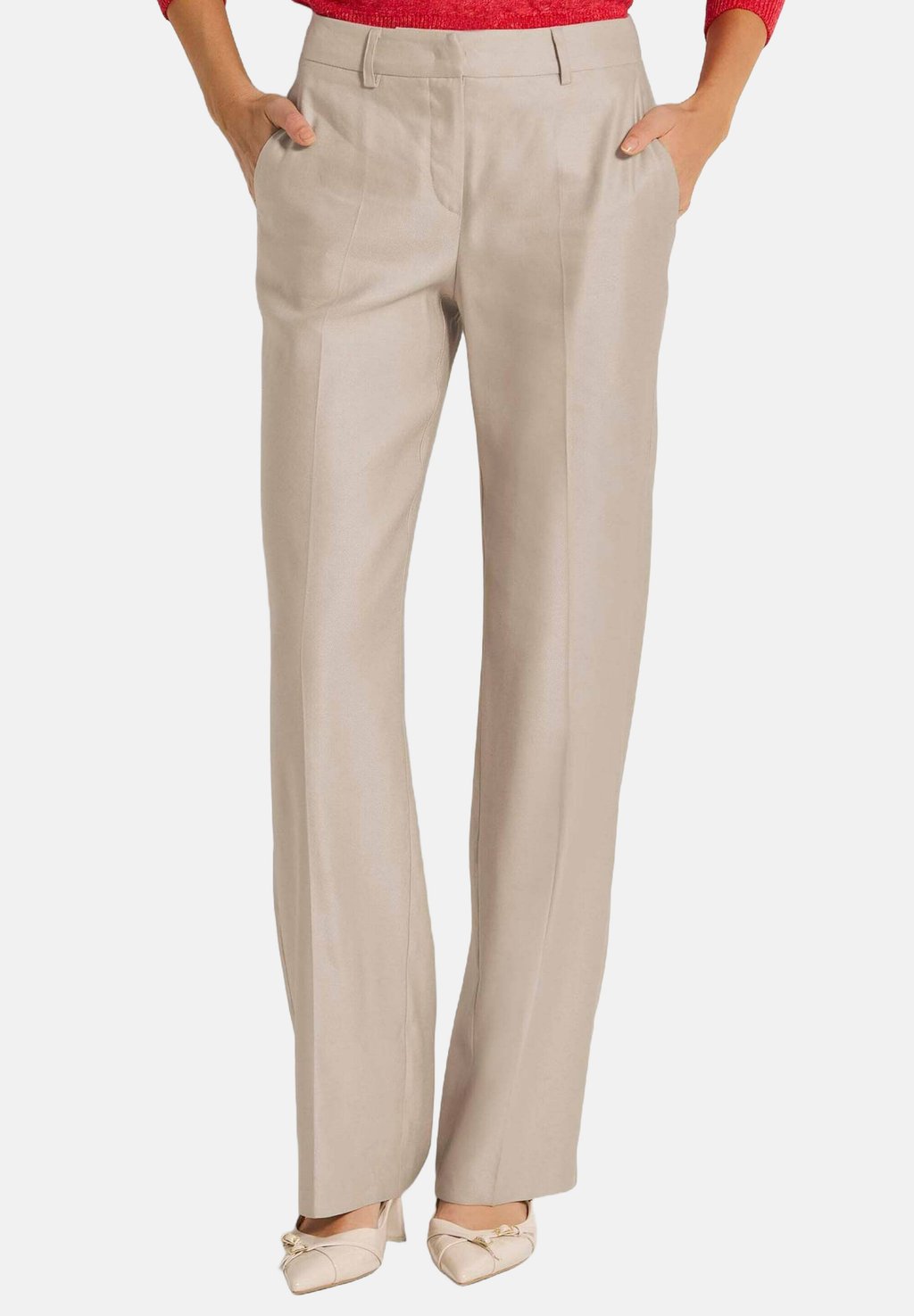Брюки WEITE BÜGELFALTEN MADELEINE, бежевый
Брюки WEITE BÜGELFALTEN MADELEINE, бежевый