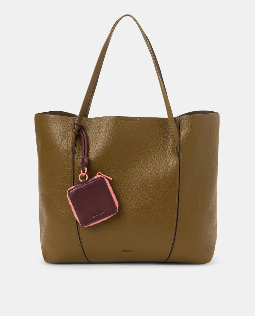 Сумка-шоппер с держателем для карточек и брелоком Jo & Mr. Joe, хаки
Сумка-шоппер с держателем для карточек и брелоком Jo & Mr. Joe, хаки