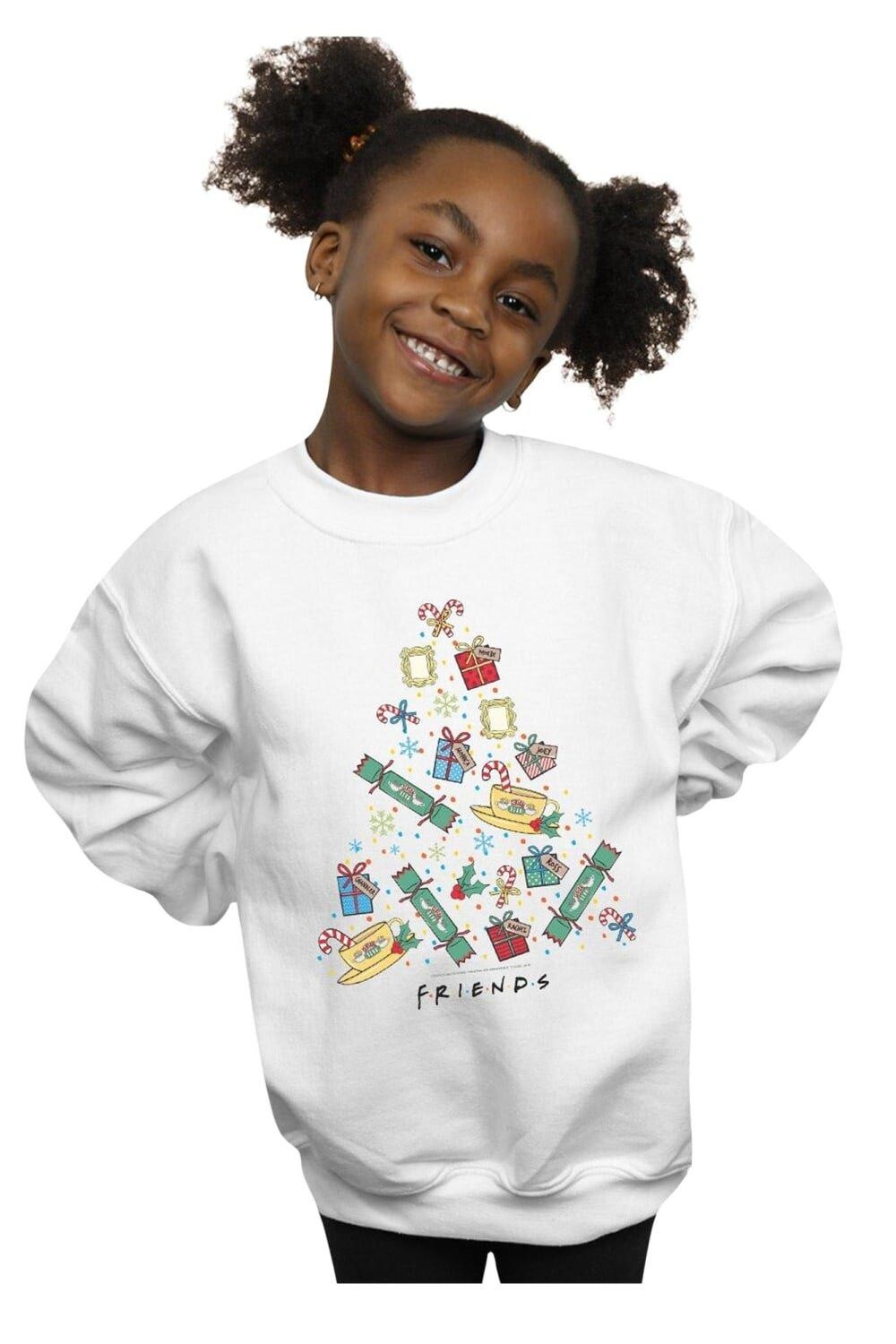 Толстовка с рождественской елкой Friends, белый
Толстовка с рождественской елкой Friends, белый