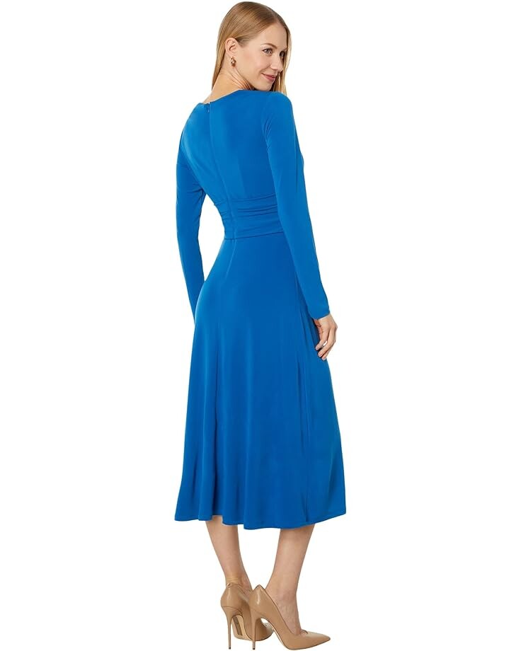 Платье Maggy London Long Sleeve V-Neck Wrap Dress, цвет Classic Blue
Платье Maggy London Long Sleeve V-Neck Wrap Dress, цвет Classic Blue