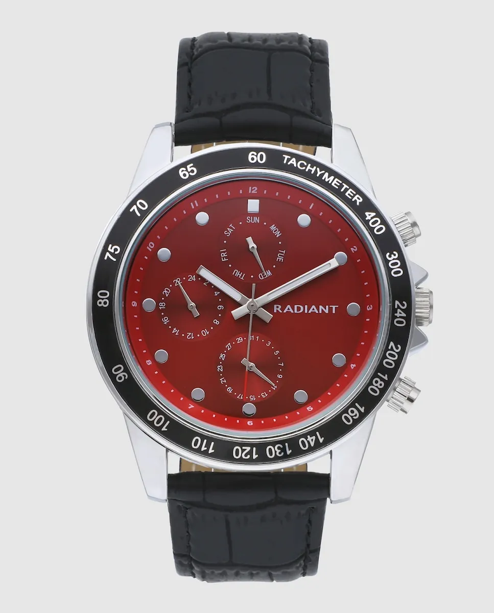 Мужские часы Canarias RA617708 с синтетической кожей и черным ремешком Radiant, черный
Мужские часы Canarias RA617708 с синтетической кожей и черным ремешком Radiant, черный