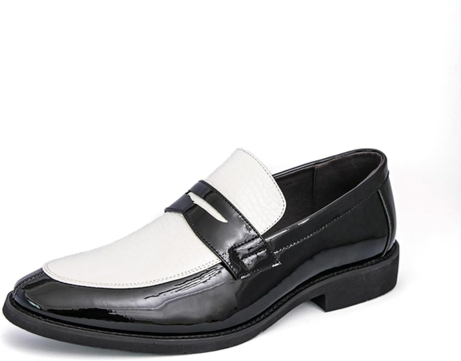 Мужские двухцветные лоферы из лакированной кожи с монетным карманом Yrzhgdl, белый
Мужские двухцветные лоферы из лакированной кожи с монетным карманом Yrzhgdl, белый