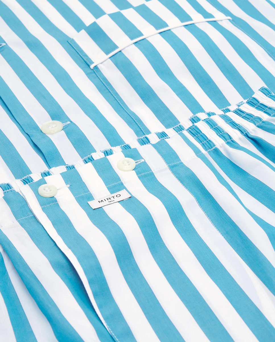 Мужская короткая пижама из хлопка Mirto, бирюзовый
Мужская короткая пижама из хлопка Mirto, бирюзовый