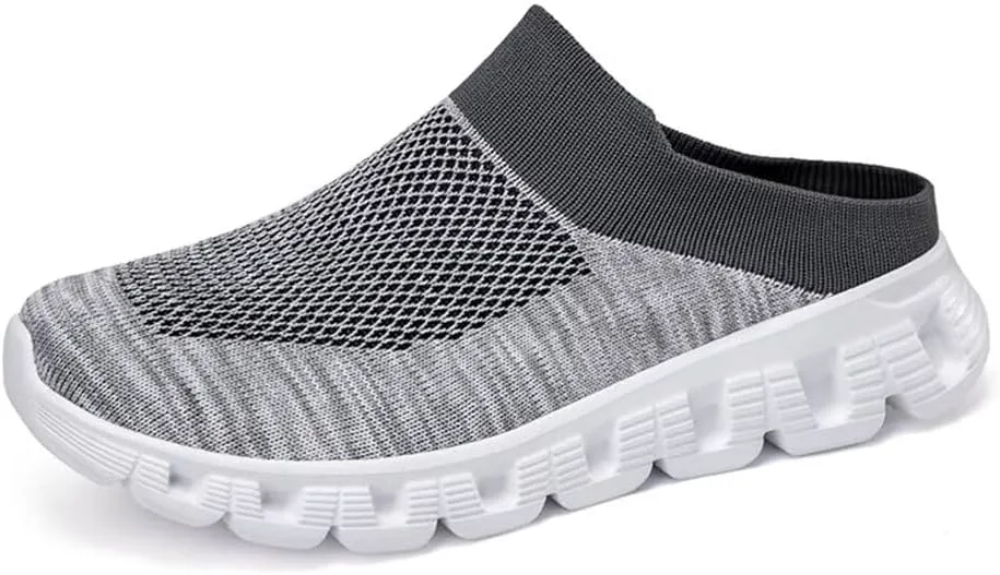 Jakcuz Men: кроссовки без спины, дышащие подушки Mule, открытая спина, повседневные тапочки для мужчин, серый
Jakcuz Men: кроссовки без спины, дышащие подушки Mule, открытая спина, повседневные тапочки для мужчин, серый