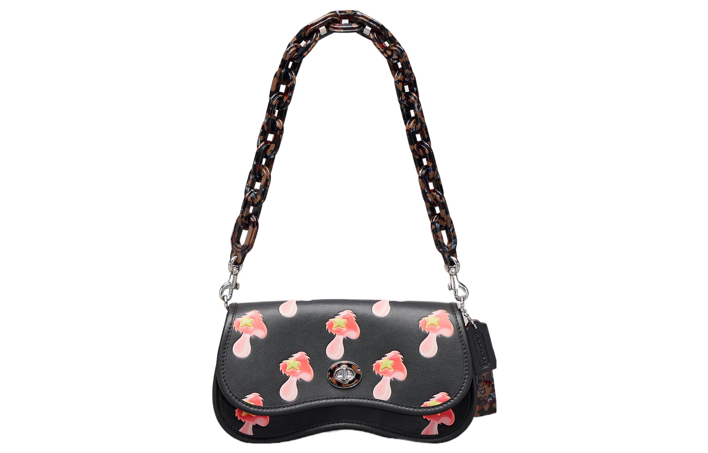 Кожаная сумка Dinky, женская наплечная сумка black COACH
Кожаная сумка Dinky, женская наплечная сумка black COACH