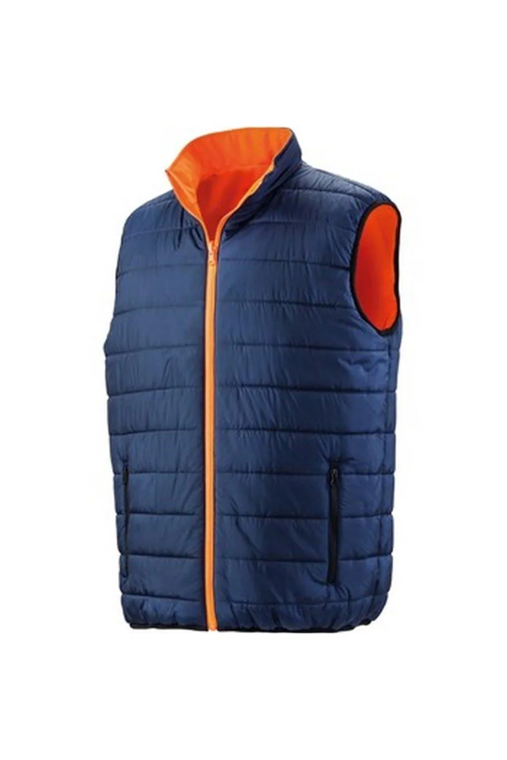 Двусторонний защитный жилет с мягкой подкладкой Safeguard Result, оранжевый 
Двусторонний защитный жилет с мягкой подкладкой Safeguard Result, оранжевый