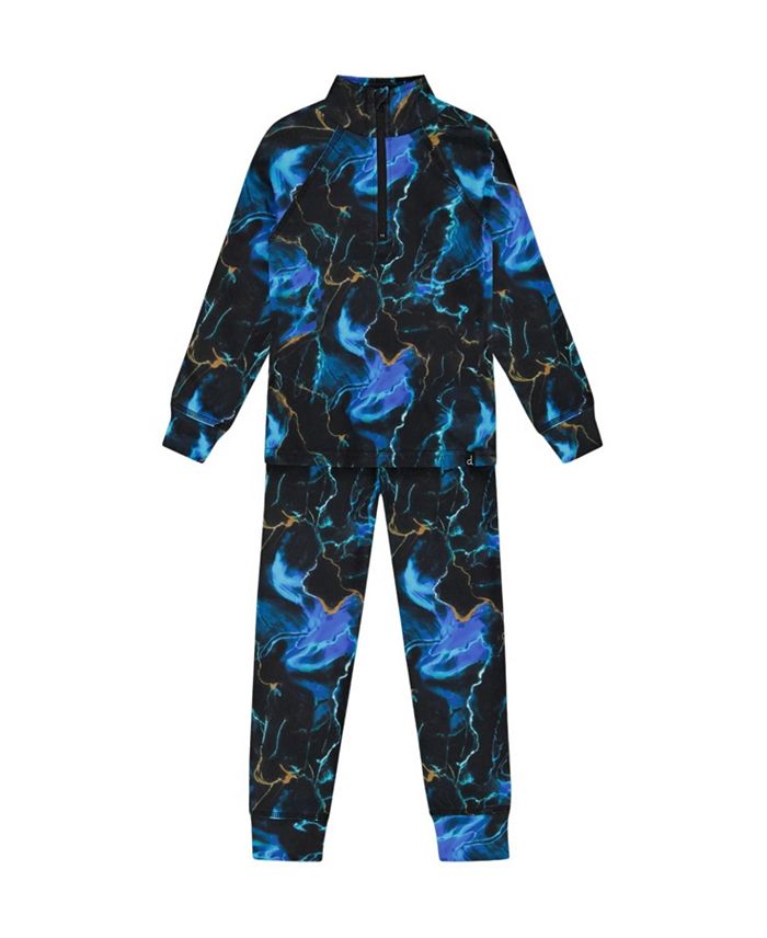 Комплект термобелья из двух частей, черный с принтом Storm - Little Kid Deux par Deux
Комплект термобелья из двух частей, черный с принтом Storm - Little Kid Deux par Deux