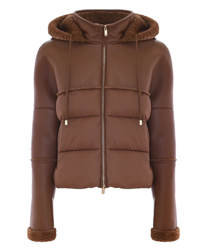Короткая куртка с плюшевыми деталями Kocca, коричневый
Короткая куртка с плюшевыми деталями Kocca, коричневый