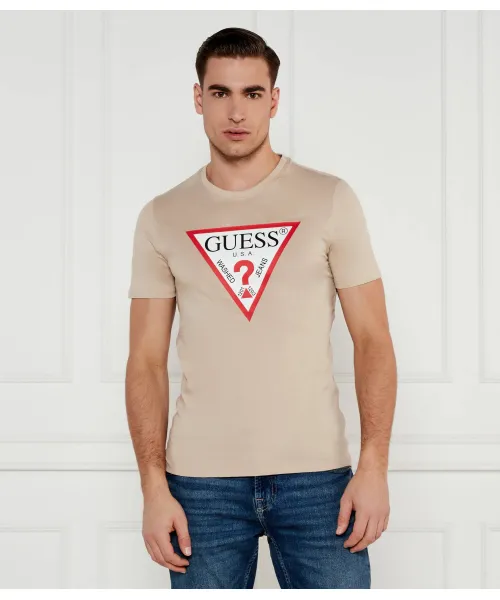 Футболка Slim fit Guess Jeans, бежевый
Футболка Slim fit Guess Jeans, бежевый