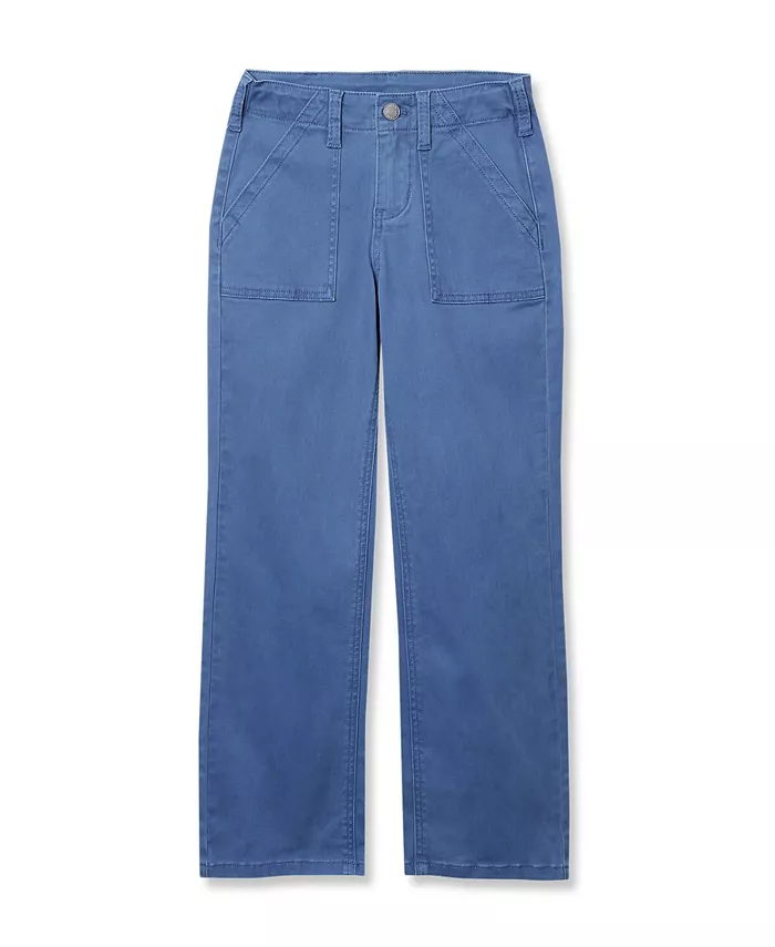 Тканые брюки-карго для девочек с карманами Lands' End, серый
Тканые брюки-карго для девочек с карманами Lands' End, серый