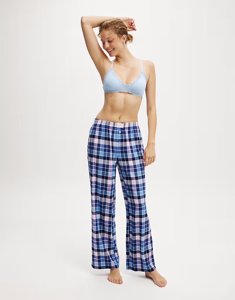 Широкие брюки из хлопка: фланели в сине-розовую клетку Томаса Cotton:On
Широкие брюки из хлопка: фланели в сине-розовую клетку Томаса Cotton:On