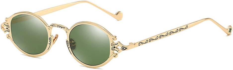 Солнцезащитные очки для уличной фотосессии, мужские солнцезащитные очки для женщин, ретро-стимпанк, готические овальные очки в металлической оправе с резьбой MTZJH, C6 Gold-green
Солнцезащитные очки для уличной фотосессии, мужские солнцезащитные очки для женщин, ретро-стимпанк, готические овальные очки в металлической оправе с резьбой MTZJH, C6 Gold-green